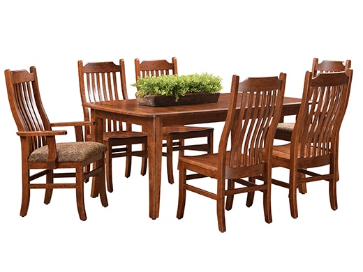 Trailway Easton Pike Solid Wood Dining Table is available in the